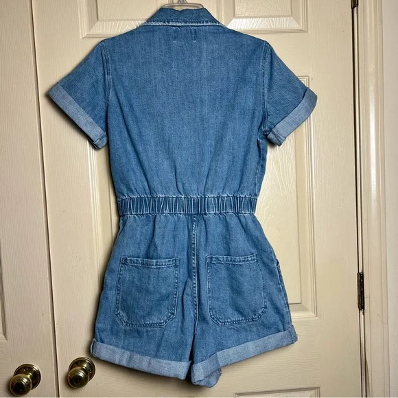 Show Me Your MuMu Canon Denim Romper - Picture 5 of 12